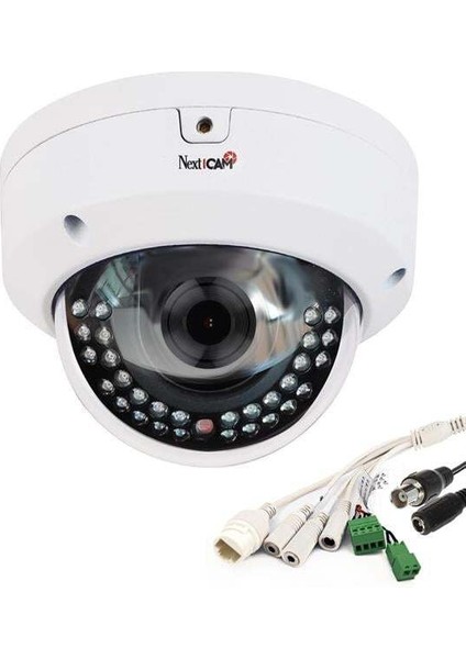 YE-IP20000DVL Poe Dome Ip Kamera 2Mp 2.8Mm 12Mm Metal İç Mekan