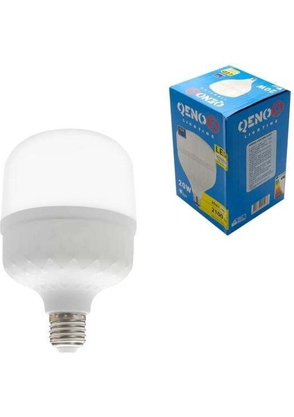 Qenos Tourch LED Ampul Beyaz 220V 20W 2100LM E27