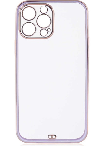 Apple iPhone 13 Pro Uyumlu Zore Voit Clear Kapak-Lila