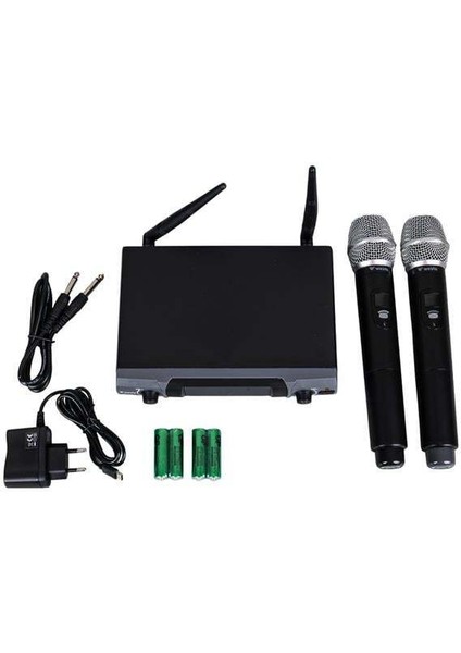 WM-202H 1 Alıcı + 2 El Kablosuz Uhf Mikrofonu Seti modelleri