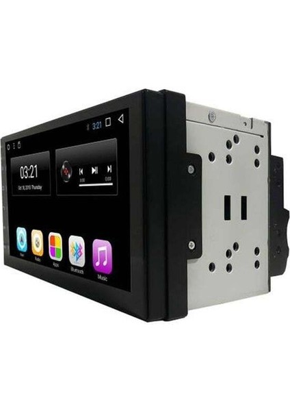 RD-9500 7 2/16 Androıd Multımedıa Oynatıcı Double Oto Teyp