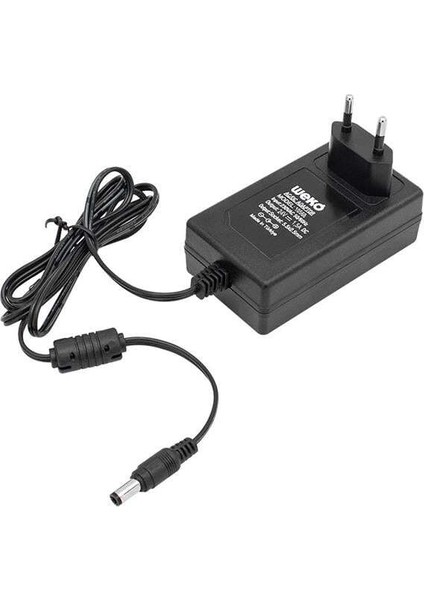 24 VOLT - 1.5 AMPER 5.5*2.5 UÇLU YERLİ ÜRETİM PLASTİK KASA PRİZ TİPİ ADAPTÖR