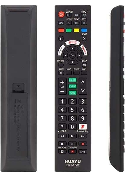 KL RM-L1720 PANASONIC NETFLIX-YOUTUBE TUŞLU LCD LED TV KUMANDA SMART TÜM MODELLER