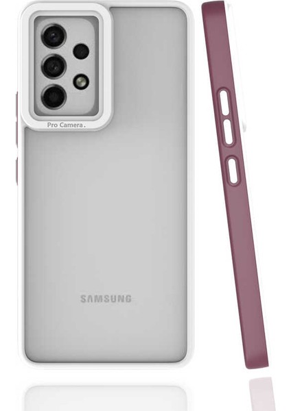 Galaxy A53 5g Kılıf Zore Mima Kapak-Mürdüm