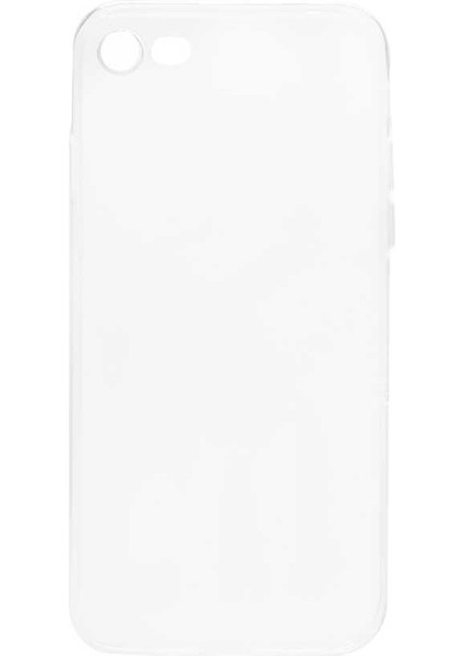 Apple iPhone Se 2022 Uyumlu Zore Süper Silikon Kapak-Renksiz