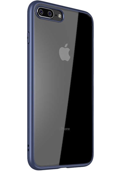 Apple iPhone 7 Plus Uyumlu Zore Hom Silikon-Lacivert