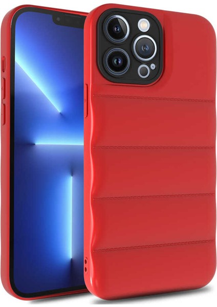 Apple iPhone 12 Pro Max Kılıf Zore Kasis Kapak-Kırmızı