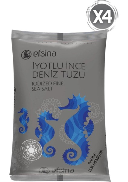 İyotlu İnce Deniz Tuzu 750 gr
