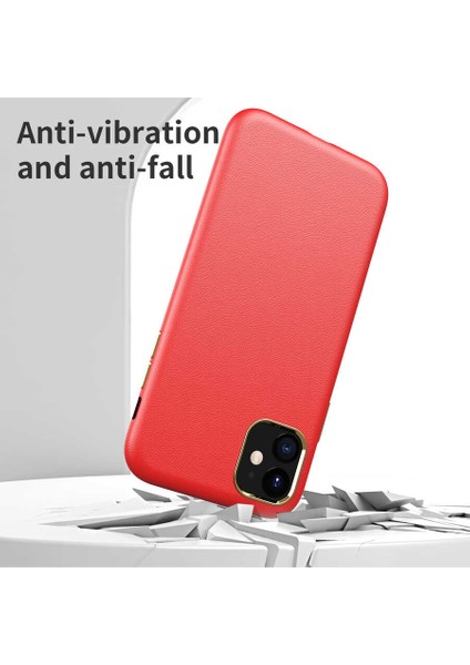 Apple iPhone 11 Kılıf Zore Natura Kapak-Kırmızı