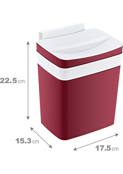 Soft Askılı Çöp Kutusu 4 LT