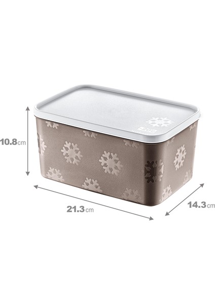 4'Lü Set No Frost Saklama Kabı Terra 2600 ML