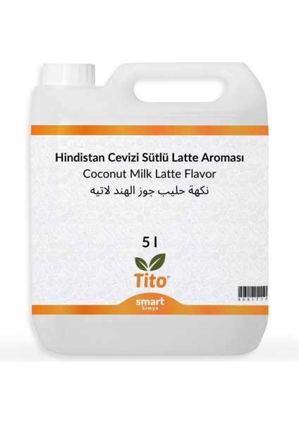 Hindistan Cevizi Sütlü Latte Aroması 5 Litre