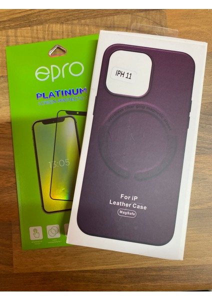 Apple iPhone 11 / Xr Magsafe Kılıf (Screen Protector )