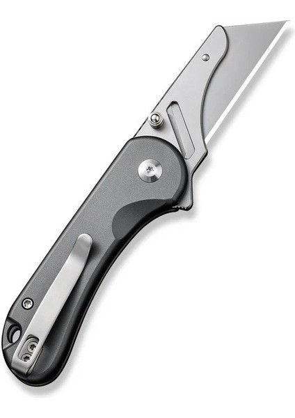 Elementum Utility Thumb Stud & Button Lock Knife Gray Aluminum Handle Çakı modelleri