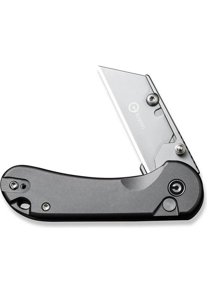 Elementum Utility Thumb Stud & Button Lock Knife Gray Aluminum Handle Çakı fırsatları
