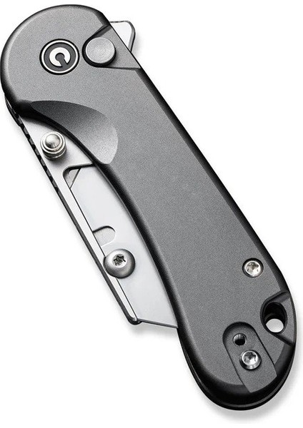 Elementum Utility Thumb Stud & Button Lock Knife Gray Aluminum Handle Çakı indirimleri