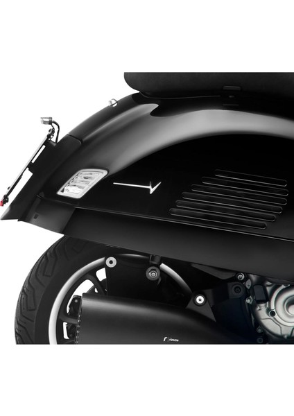 Vespa Gts-Gtv Amblem Yan Panel *gümüş* / Rızoma