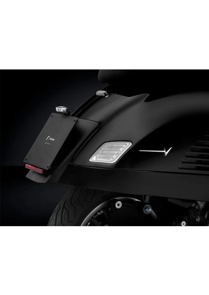Vespa Gts-Gtv Amblem Yan Panel *gümüş* / Rızoma