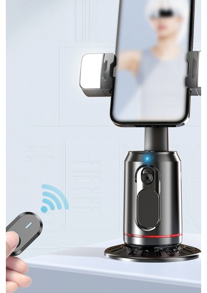 ZP32 360 Derece Ayarlanabilir Bt 5.2 Akıllı Yüz Takip Özellikli Selfie Gimbal