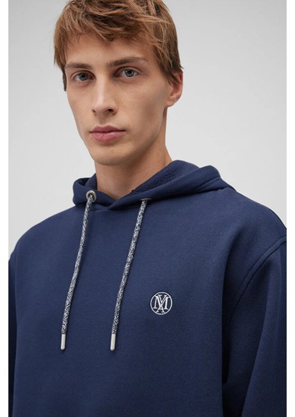 Pamuklu Loose Fit Kapüşonlu Şardonlu Sweat Erkek Sweat 065809 fiyatları