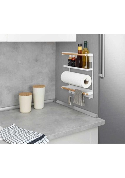 Mutfak Rafı Magna, Delmeden Takmak Için Beyaz Manyetik Raf fiyatları