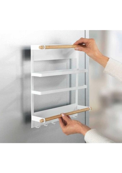 Mutfak Rafı Magna, Delmeden Takmak Için Beyaz Manyetik Raf modelleri