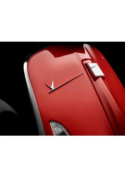 Vespa LX-PRIMAVERA-SPRINT-946-GTS-GTV Amblem Ön Panel *gümüş* / Rızoma