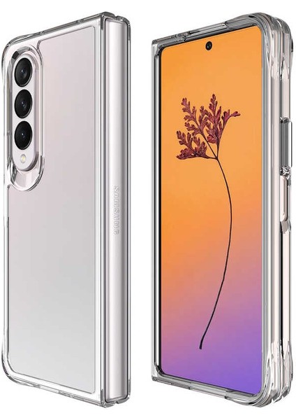 Galaxy Z Fold 4 Kılıf Zore Vonn Kapak-Renksiz