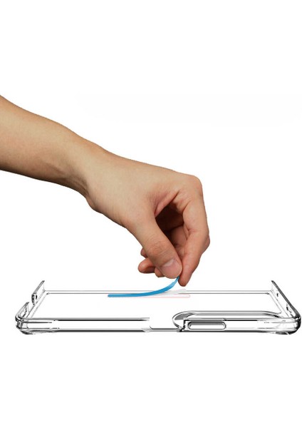Galaxy Z Fold 4 Kılıf Zore Vonn Kapak-Renksiz