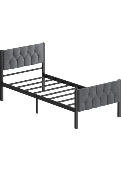 Karyola, Stil Metal Karyola, 100 x 200 cm , Kapitone Işlemeli Karyola indirimleri