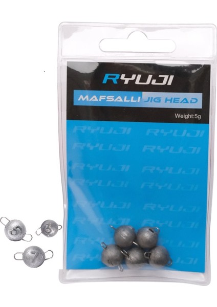 Mafsallı Jig Head Zoka 5gr (5 Adet)