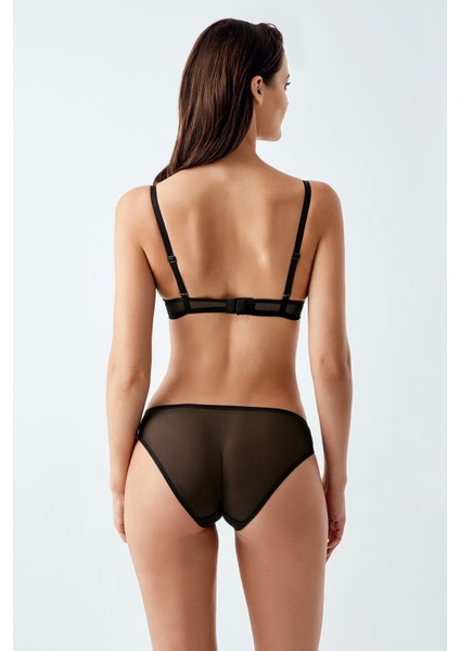 6124 Siyah Renk Dolgulu Sütyen Külot 2li Takım fiyatları