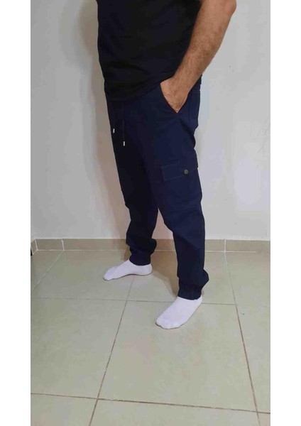 Erkek Beli ve Paçası Lastikli Kargo Pantolon fiyatları