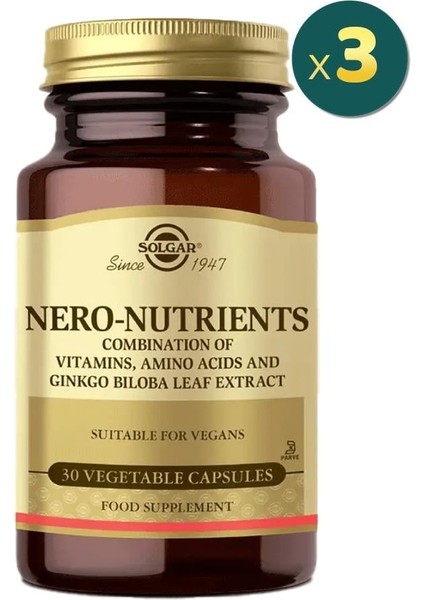 Nero Nutrients 30 Tablet 3 Adet