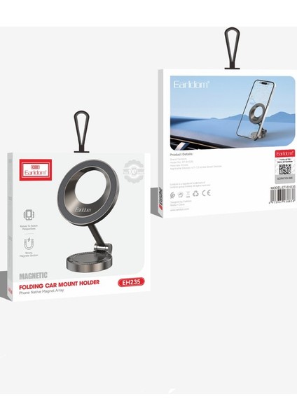 EH235 Katlanabilir Manyetik Magsafe Araç Tutucu