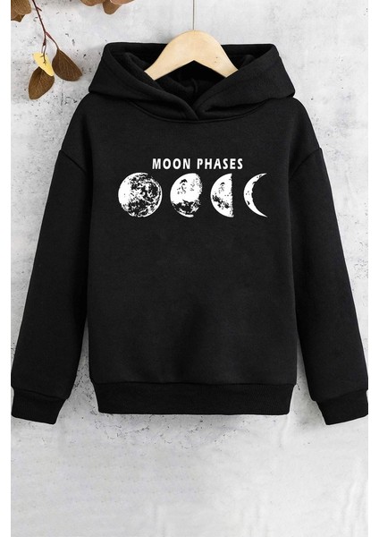 Only Trendwear Çocuk Moon Phases Baskılı Sweatshirt
