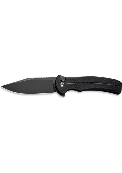 Cogent Flipper & Button Lock Knife Balck G10 Handle Çakı