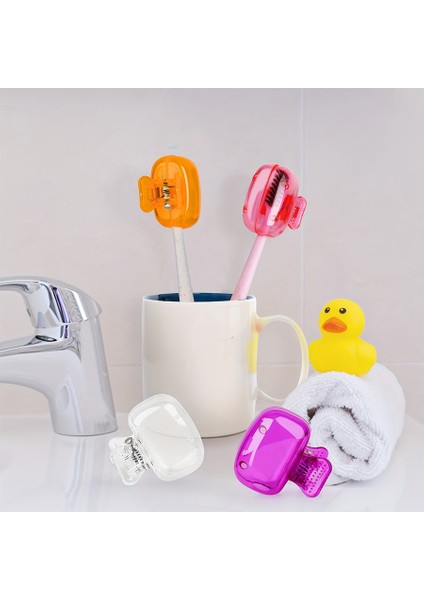 Ev Seyahat Taşınabilir Plastik Diş Fırçası Saklama Klipsi Kutuyu Korur (Yurt Dışından) indirimleri
