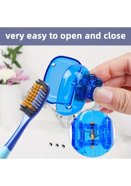 Ev Seyahat Taşınabilir Plastik Diş Fırçası Saklama Klipsi Kutuyu Korur (Yurt Dışından) modelleri