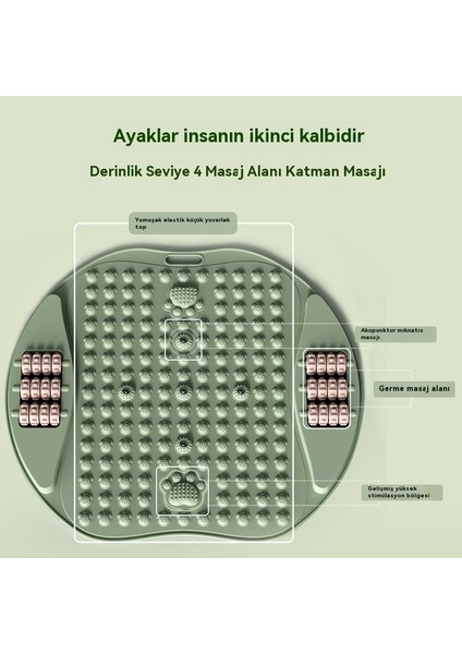 Ev Sporu Parmak Basma Pedi Koşu Ayak Masaj Pedi (Yurt Dışından)