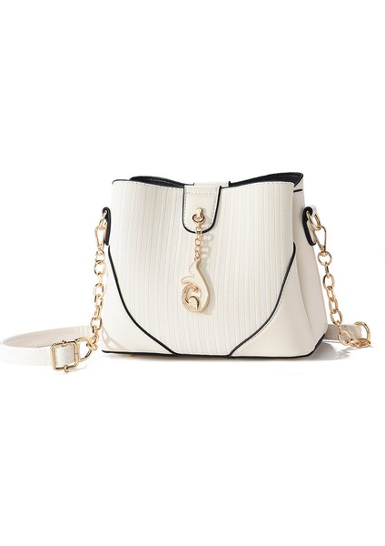 Süper Yumuşak Iş Küçük Çanta Niche Tasarım Sense Basit Crossbody Zincir Yaz Çantaları (Yurt Dışından)