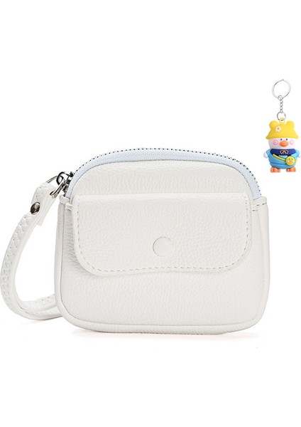 Küçük Bozuk Para Çantası Kırmızı Kırmızı Para Çantası Veri Kablosu Çantası Kadın Cüzdanı (Yurt Dışından)