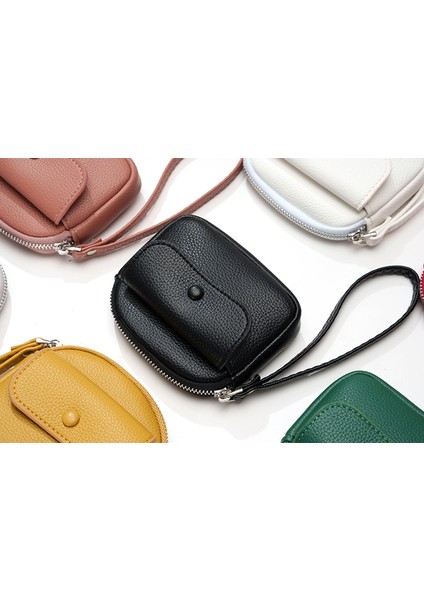 Küçük Bozuk Para Çantası Kırmızı Kırmızı Para Çantası Veri Kablosu Çantası Kadın Cüzdanı (Yurt Dışından) indirimleri