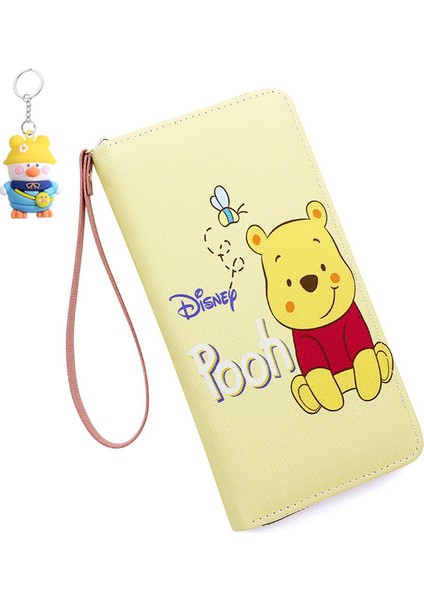 Sevimli Karikatür Kız Öğrenci Para Çanta Karikatür Uzun Fermuarlı Cüzdan Cep Telefonu (Yurt Dışından)