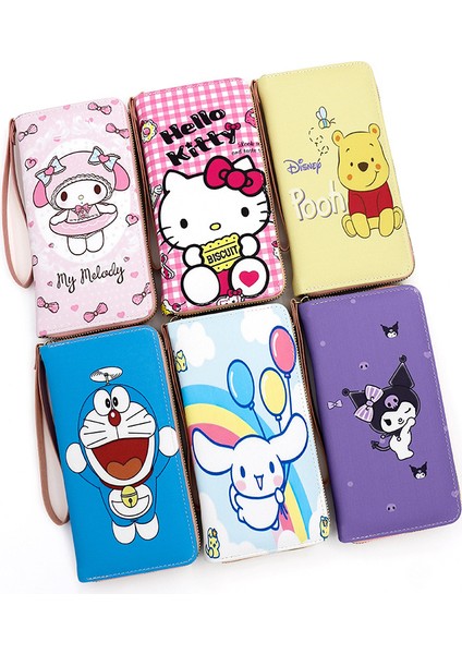 Sevimli Karikatür Kız Öğrenci Para Çanta Karikatür Uzun Fermuarlı Cüzdan Cep Telefonu (Yurt Dışından) modelleri