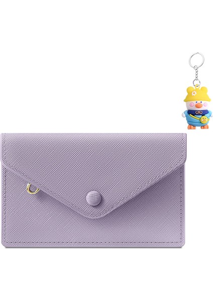 Basit ve Yaratıcı Çok Kart Yuvası Fermuarlı Para Cüzdanı Kadın Çok Fonksiyonlu Sertifika Mini Kart Tutucu (Yurt Dışından)