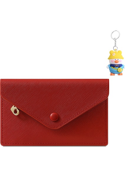 Basit ve Yaratıcı Çok Kart Yuvası Fermuarlı Para Cüzdanı Kadın Çok Fonksiyonlu Sertifika Mini Kart Tutucu (Yurt Dışından)