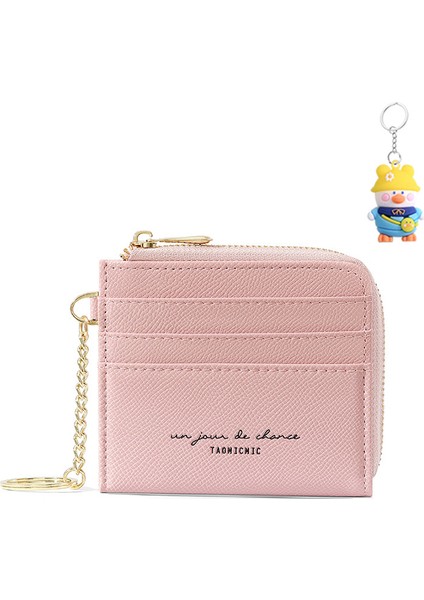 Kart Tutucu Anahtarlık Mini Çok Kart Yuvası Taşınabilir Para Cüzdanı Sevimli Kız Öğrenci Depolama Kartı Tutucu (Yurt Dışından)