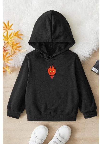Only Trendwear Çocuk Ateş Baskılı Sweatshirt