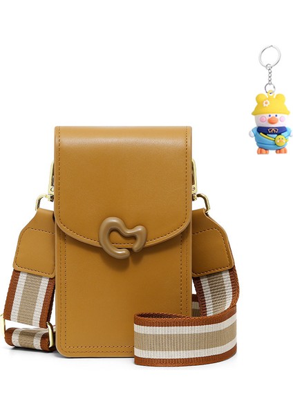 Cüzdan Bayanlar Değişim Cep Telefonu Çantası Hafif Küçük Koku Çok Yönlü Dikey Crossbody Çanta (Yurt Dışından)